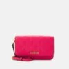 Guess Geva Crossbody Flap Organizer - Wallet - Magenta Logo