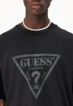 VINTAGE TRIANGLE UNISEX - Print T-shirt - Jet Black -Guess Clothing Sale 6718126f9cbd4fdc869b7b36e25b5128
