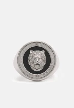 Guess LION COIN - Ring - Silver-coloured -Guess Clothing Sale 67cb26e620a14b5a92d4caa48b54ecfb