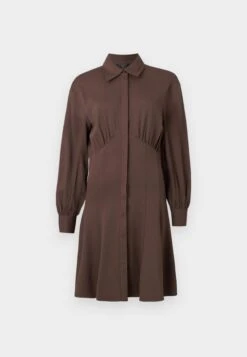 LEDA FLARED DRESS - Shirt Dress - Chocolate Brownie -Guess Clothing Sale 67dd5d80fba7494eb594cf3206784d22