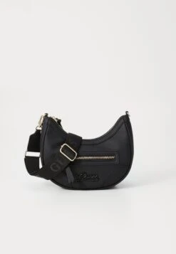 Guess HOBO BAG UNISEX - Cross Body Bag - Jet Black