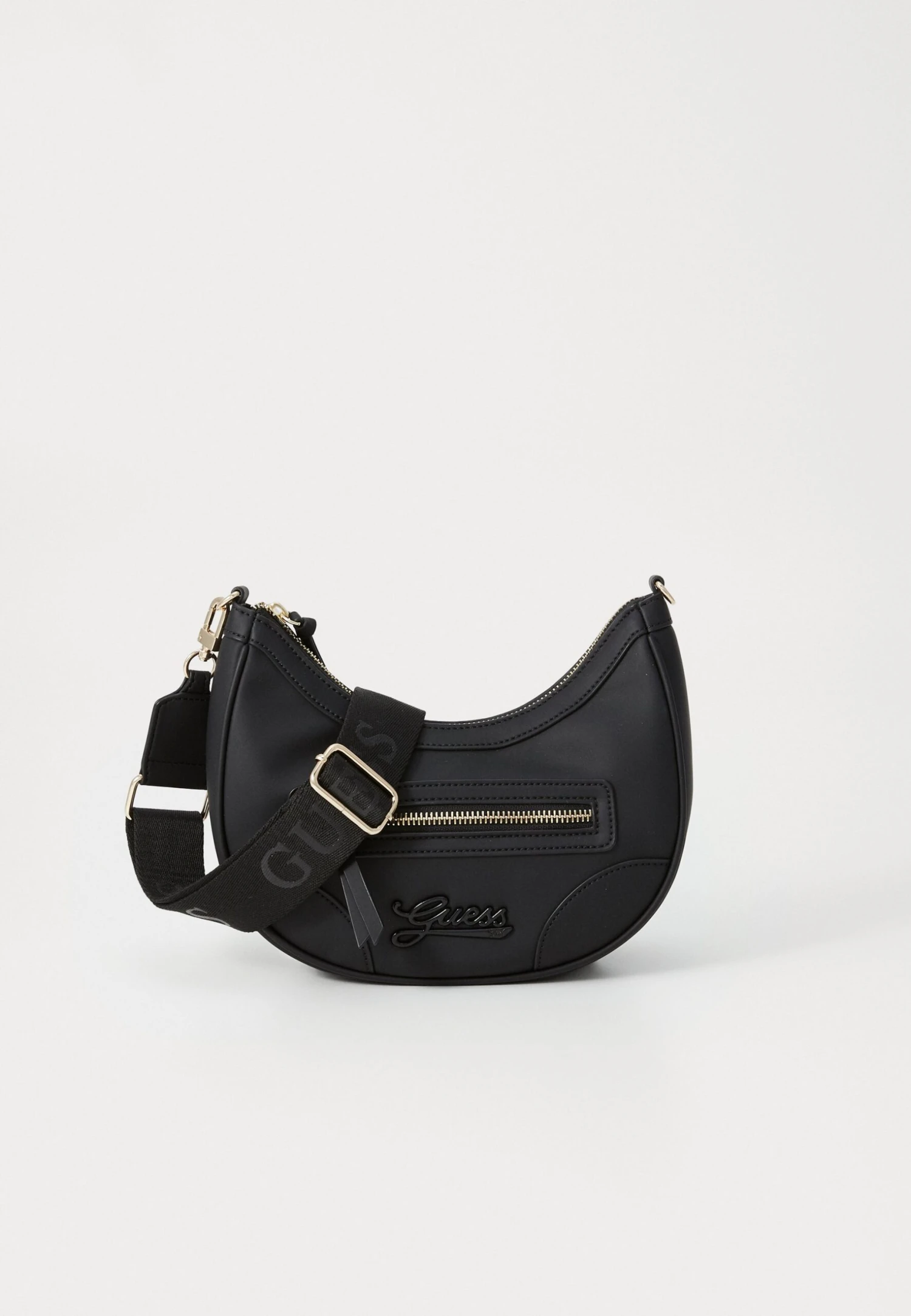 Guess HOBO BAG UNISEX - Cross Body Bag - Jet Black 1 Guess HOBO BAG UNISEX - Cross Body Bag - Jet Black