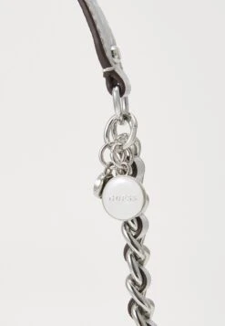 Guess ALDINA TOP ZIP SHOULDER BAG - Cross Body Bag - Silver-coloured -Guess Clothing Sale 67f9e24cbe65477a9cee346f5a147f21