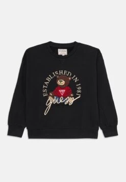 Guess JUNIOR OVERSIZE ACTIVE UNISEX - Sweatshirt - Jet Black
