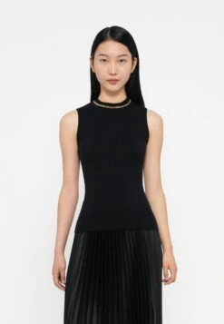 CHAIN - Waistcoat - Jet Black