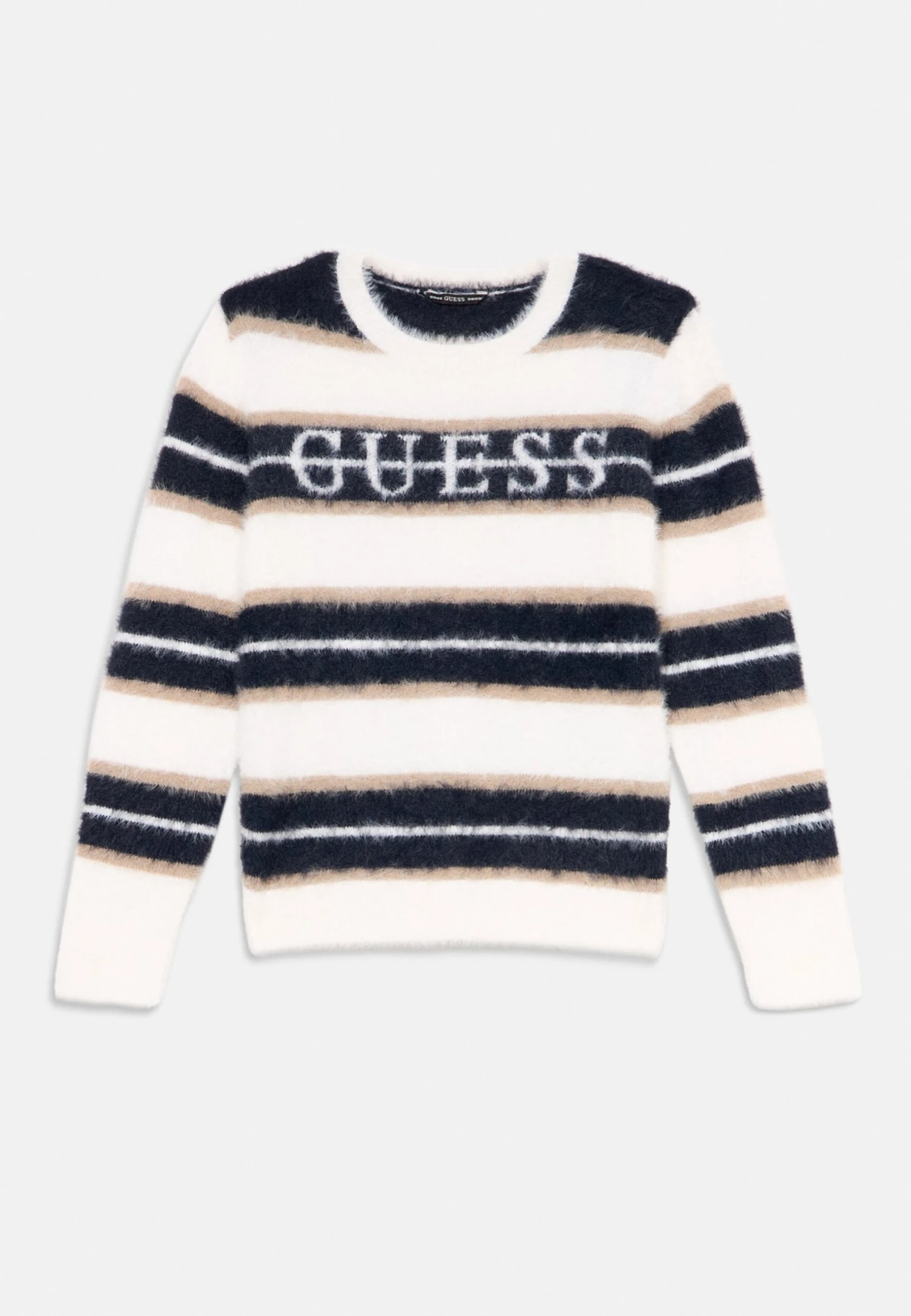 Guess JUNIOR SWEATER - Jumper - Blue/white 1 Guess JUNIOR SWEATER - Jumper - Blue/white