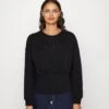Guess Corset Logo - Sweatshirt - Jet Black