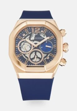 Guess CLUTCH EXCLUSIVE - Watch - Rose Gold-coloured/blue