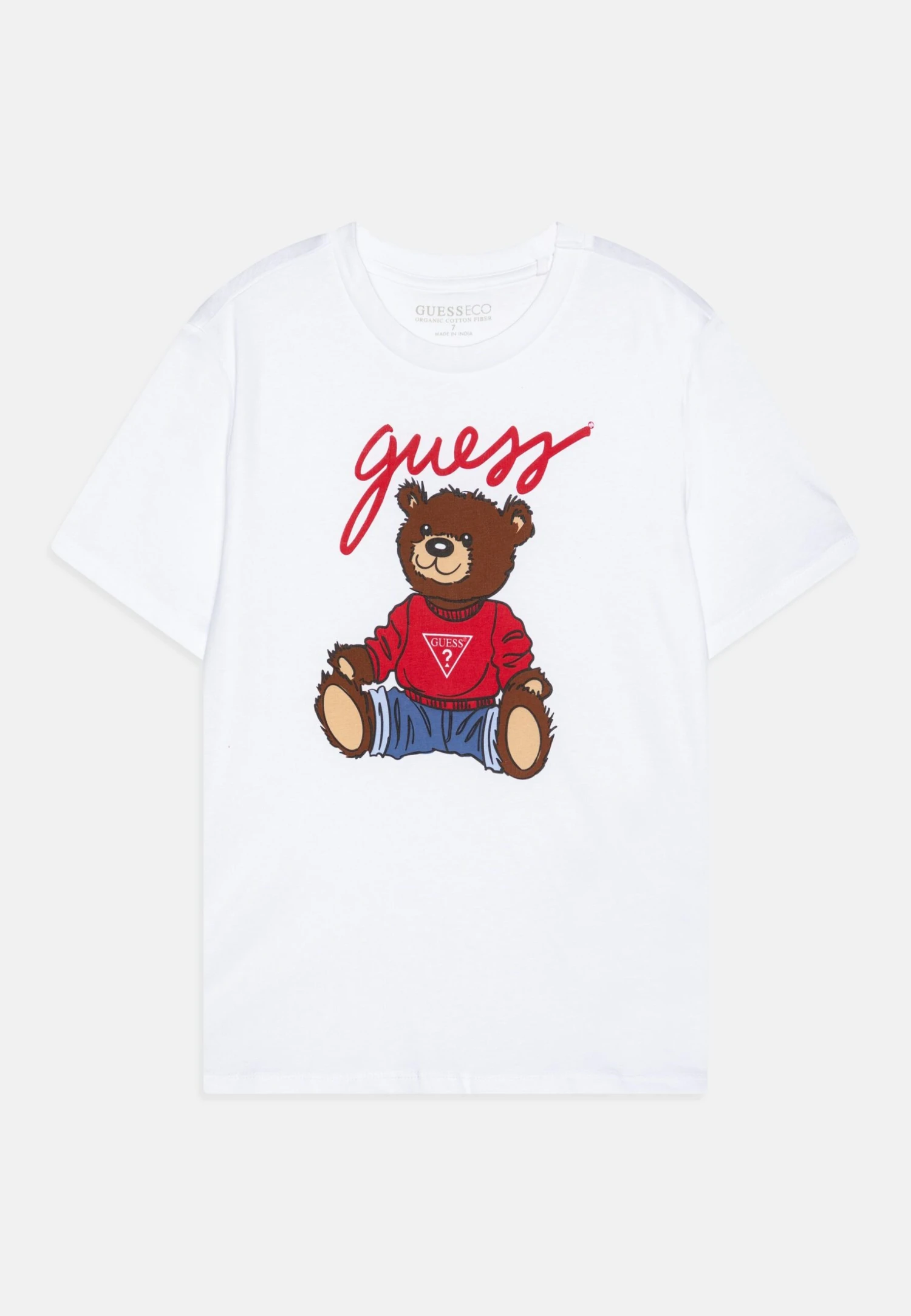 Guess JUNIOR BEAR UNISEX - Print T-shirt - Jet Black A996 6 Guess JUNIOR BEAR UNISEX - Print T-shirt - Jet Black A996 - Image 6