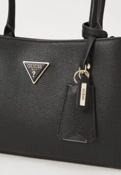 Guess MERIDIAN II SHOULDER SATCHEL - Handbag - Black -Guess Clothing Sale 6a4b4413695e405f8d2e0f59727eb7c6
