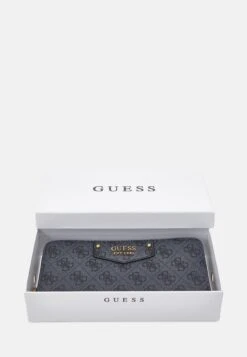 Guess Brenton Zip Around - Wallet - Coal Logo -Guess Clothing Sale 6bf2d5bb366d4031819dbc4e75d88e23