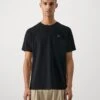Guess SS CN PATCH - Basic T-shirt - Jet Black