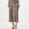 Guess SIBILLA LONG SKIRT - A-line Skirt - Brown