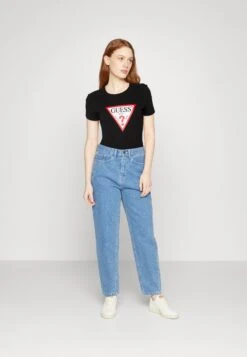 Guess ORIGINAL - Print T-shirt - Jet Black -Guess Clothing Sale 6c6a11ea9e09404aa3c6afba7fdfa471