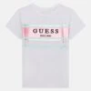 Guess TODDLERS - Print T-shirt - Pure White