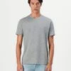 Guess ECO CREW - Basic T-shirt - Overcast Heather Grey
