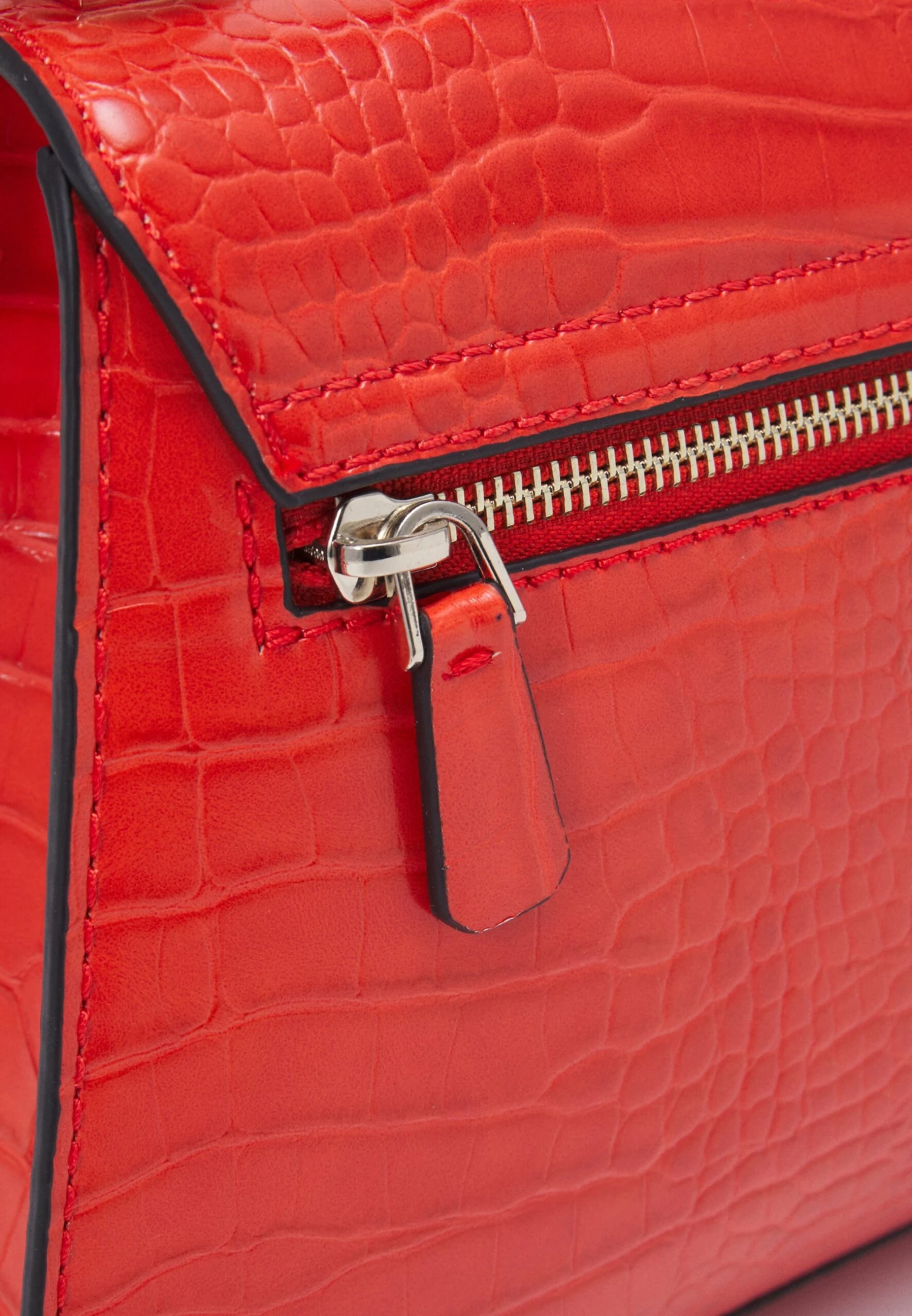 Guess Stephi Top Handle Flap - Handbag - Orange 4 Guess Stephi Top Handle Flap - Handbag - Orange - Image 4