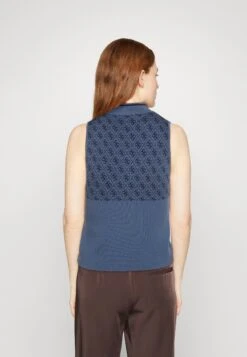 Guess Top - Blackened/Blue -Guess Clothing Sale 6e7e6b29f0c440428cc0ebfc09ed82b0