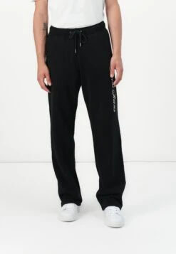 JOGGER SCRIPT - Tracksuit Bottoms - Jet Black