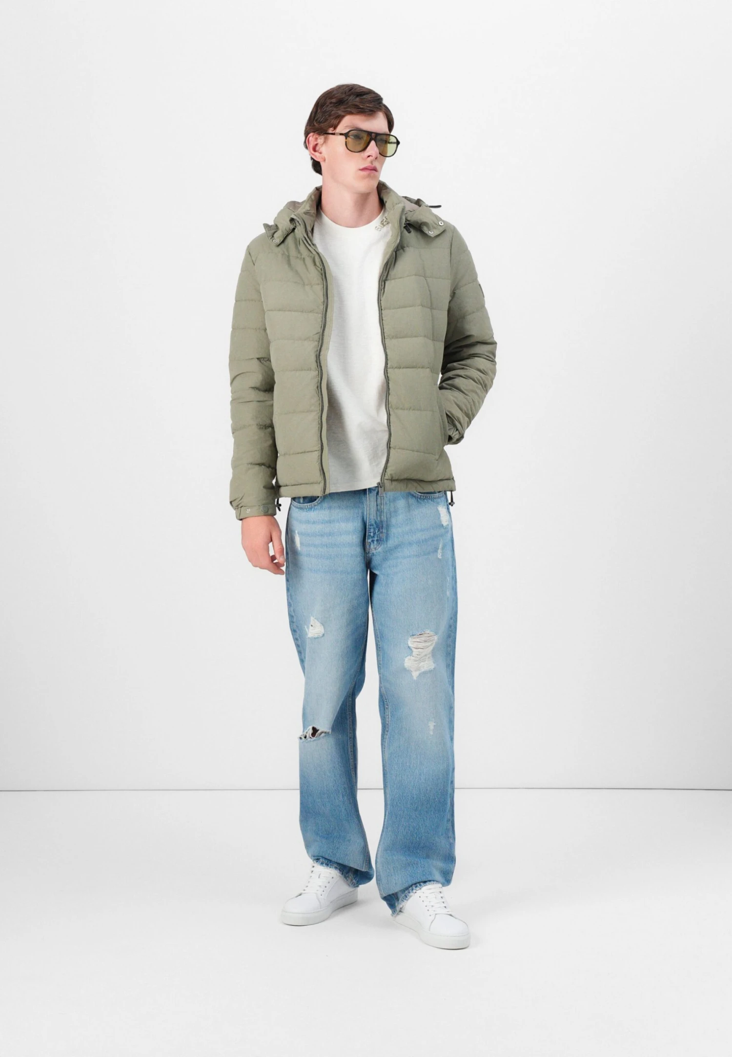 Guess Winter Jacket - Mossy Green 2 Guess Winter Jacket - Mossy Green - Image 2