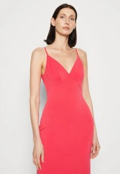 Guess Micro Straps Ramsha Long Dress - Jersey Dress - Karma Pink -Guess Clothing Sale 7048a6b328c04564a6d46847fb67c186