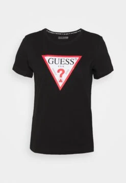 Guess Original Tee - Print T-Shirt - Jet Black