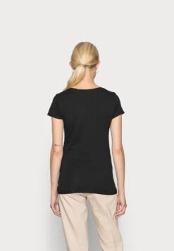 Guess Ghost Logo - Print T-Shirt - Jet Black -Guess Clothing Sale 7307bb63f4c54f5f8f46bd1ee76da33d