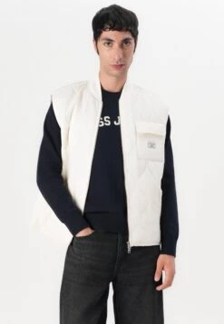 Waistcoat - Pristine White -Guess Clothing Sale 737a7f0e96494d5983ecc9e7b55a40d5