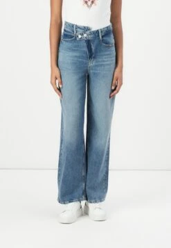 Guess GINA WIDE LEG - Wide Leg - Blue