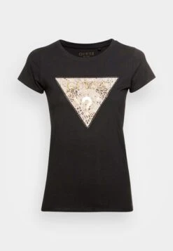 Guess Ghost Logo - Print T-Shirt - Jet Black -Guess Clothing Sale 74219c984e304755851d4e5a39db2b72