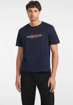 AMERICAN TEE - Print T-shirt - Dunkelblau