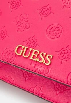 Guess Geva Crossbody Flap Organizer - Wallet - Magenta Logo -Guess Clothing Sale 747fb0af08594c35b7ec75da2f99bcd5