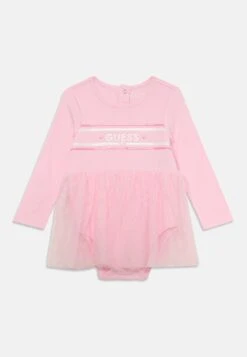 Guess BABY BODYSUIT - Jersey Dress - Cotton Candy Pink