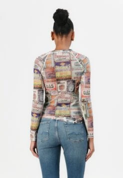 GO PRINTED RAGLAN - Long Sleeved Top - Red Slim Stripe -Guess Clothing Sale 74b7f2273dcb4ea79e7abe0528ef0188