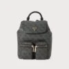 Guess MANHATTAN II FLAP - Backpack - Coal
