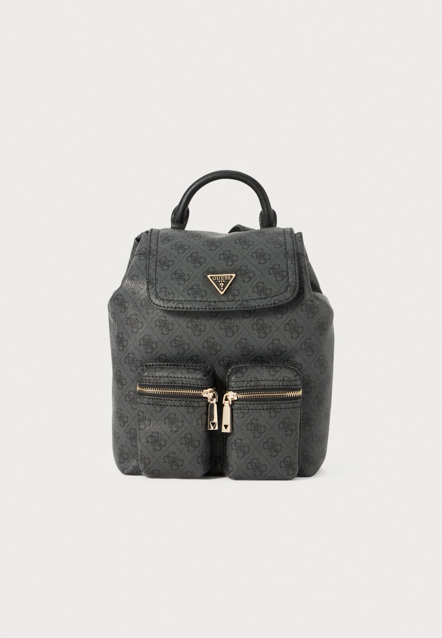 Guess MANHATTAN II FLAP - Backpack - Coal 1 Guess MANHATTAN II FLAP - Backpack - Coal