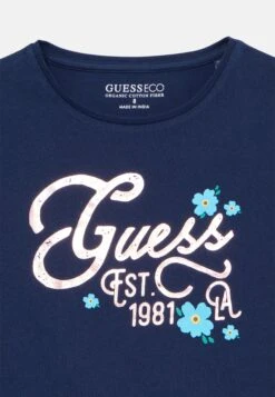 Guess Long Sleeved Top - Secret Blue -Guess Clothing Sale 7522654616754b9bb398c0e04c85d3dc