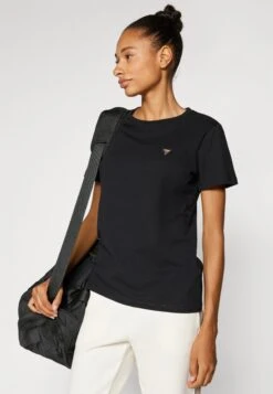 Guess COLETTE - Print T-shirt - Jet Black -Guess Clothing Sale 75feb79dddc54bd59a4435e50db78d8a