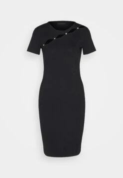 Guess Guendalina Cut Out Dress - Shift Dress - Jet Black -Guess Clothing Sale 76111499a8b447828a5c75831a1b22fe