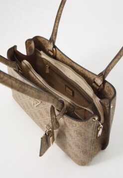 Guess MERIDIAN II SHOULDER SATCHEL - Handbag - Latte -Guess Clothing Sale 773a5f0a63ff4a6f93386369145039bb