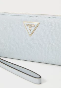 Guess LAUREL LARGE ZIP AROUND - Wallet - Misty Blue -Guess Clothing Sale 774e5105539b4393b787c07d081f5a39