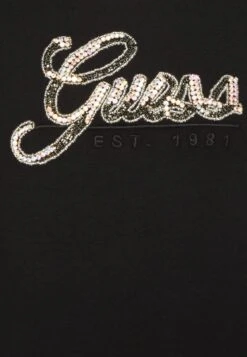 Guess Script - Long Sleeved Top - Black -Guess Clothing Sale 77705fb9c08042978c244eaa76c423b8