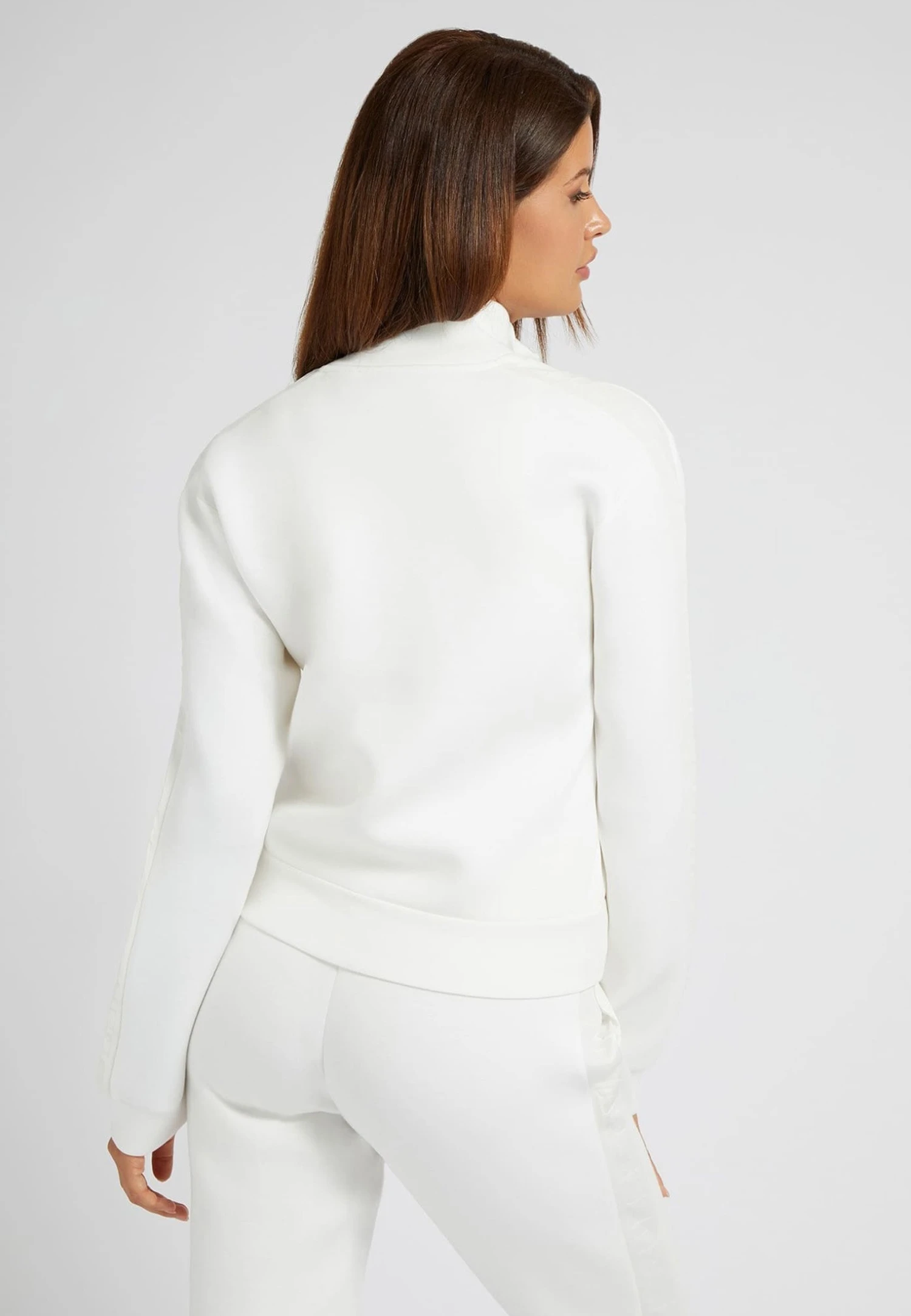 Guess New Allie Scuba Zip - Zip-Up Sweatshirt - Weiß 3 Guess New Allie Scuba Zip - Zip-Up Sweatshirt - Weiß - Image 3