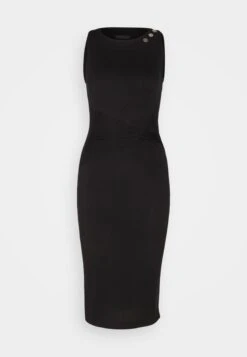 Guess Ernestine Knot- Shift Dress - Jet Black -Guess Clothing Sale 77ea6ac855b143abb88ff77ccc6493b8