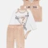 Guess BABY HOODED SET UNISEX - Tracksuit Bottoms - Skin Shadow