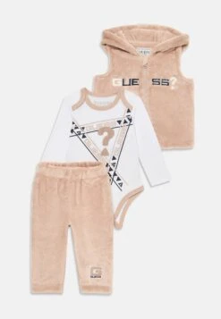 Guess BABY HOODED SET UNISEX - Tracksuit Bottoms - Lilac Blue -Guess Clothing Sale 783e0eb831b2472c9e864967d77033cb