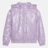 Guess Junior Hooded Zip - Winter Jacket - New Light Lilac
