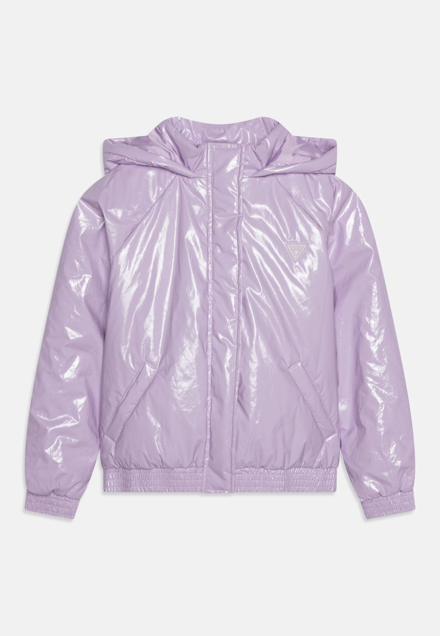 Guess Junior Hooded Zip - Winter Jacket - New Light Lilac 1 Guess Junior Hooded Zip - Winter Jacket - New Light Lilac