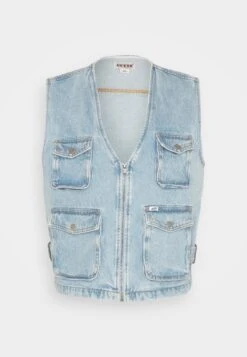 Go Cargo Vest - Waistcoat - Light Vintage Wash -Guess Clothing Sale 7888f702536e45d2911853b6b290f22f