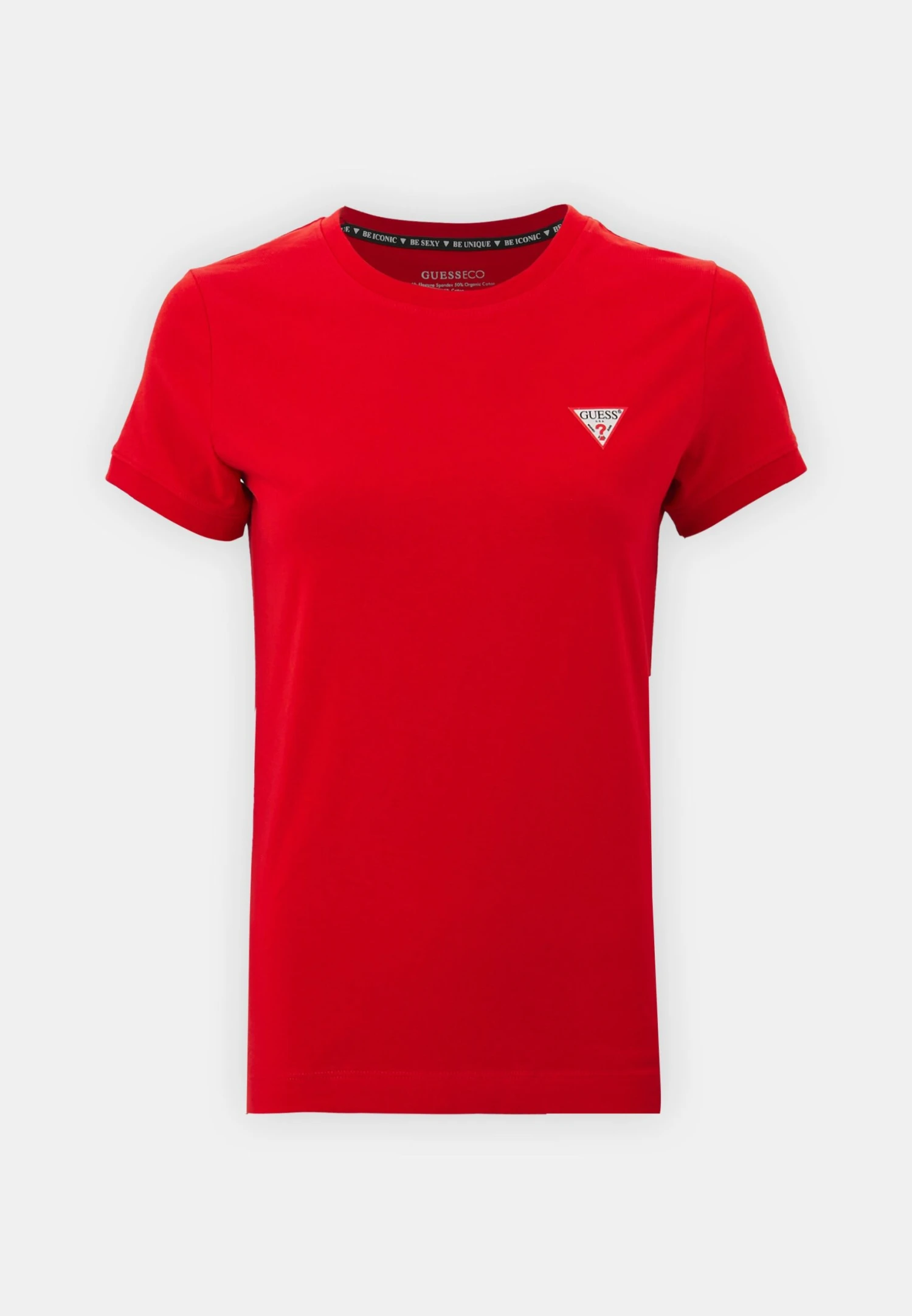 Guess MINI TRIANGLE TEE - Basic T-shirt - Delicious Red 4 Guess MINI TRIANGLE TEE - Basic T-shirt - Delicious Red - Image 4
